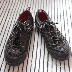 Rockport black mesh Lace Up Athletic Shoes washable with adiprene size 7.5